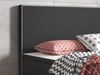 Boxspringbett King Size 180x200 cm Webstoff Anthrazit Bild 2