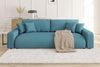S-Style Möbel Schlafsofa Emma mit Schlaffunktion und Bettkasten in Cord-Stoff Bild 3