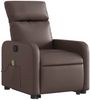 vidaXL Massagesessel mit Aufstehhilfe Braun Kunstleder 3206758 Bild 3