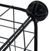 Regalsystem Steckregal Schwarz DIY Regal 9 Fächer Metall Würfelregal Stufenregal Bild 4