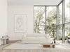 Vente-unique - POGNI Sofa Stoff Weiß - B 97 cm x H 73 cm x L 205 cm Bild 2