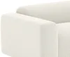 Vente-unique - POGNI Sofa Stoff Weiß - B 97 cm x H 73 cm x L 205 cm Bild 5