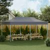 vidaXL Party-Zelt Anthrazit 291 x 580 x 315 cm Oxford-Stoff 42023642 Bild 3