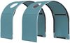 vidaXL Bett mit Tunnel 3 Stk. Artisian Eiche und Hellblau 3423516 Bild 5