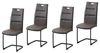 HTI-Living Freischwinger Schwingstuhl DannyP PU Braun (Set, 4 St), Freischwinger Esszimmerstuhl Kunstleder Bild 2