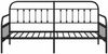 vidaXL Tagesbettrahmen Schwarz 90 x 190 cm Pulverbeschichteter Stahl 42002630 Bild 5