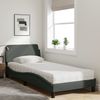 vidaXL Bett mit Matratze "Dover" Dunkelgrau 90x200 cm Stoff 3208325 Bild 3