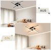 ZMH LED Deckenleuchte 4 Flammig 20W Schlafzimmerlampe Kristall Warmweiß für Wohnzimmer Flur, Energie Sparen Augenschutz, LED fest integriert, 3000k, Energie Sparen & Augenschutz Breite Anwendung Flur Küche Bild 3