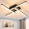 ZMH LED Deckenleuchte 4 Flammig 20W Schlafzimmerlampe Kristall Warmweiß für Wohnzimmer Flur, Energie Sparen Augenschutz, LED fest integriert, 3000k, Energie Sparen & Augenschutz Breite Anwendung Flur Küche Bild 5