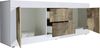 INOSIGN Lowboard Basic Breite 210 cm, TV-Board 2 Türen, 2 Schubkästen, TV-Schrank, Metallgriff, moderne Rahmenoptik, viel Stauraum, Farbauswahl Bild 2