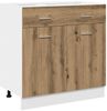 vidaXL 7-tlg. Küchenschrank-Set Lyon Artisan-Eiche Holzwerkstoff 3328572 Bild 5