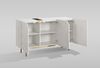 Livin Hill Stilig ST321 Kommode, MDF, Kunstmarmor, Edelstahl, 86 x 40 x 150 cm Bild 2