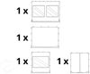3x4,5 m Faltpavillon, ECONOMY Stahl 30mm, Seitenteile mit Panoramafenstern, creme Bild 3