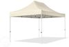 3x4,5 m Faltpavillon, ECONOMY Stahl 30mm, Seitenteile mit Panoramafenstern, creme Bild 2