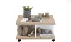 Couchtisch >TWIN 1< in Eiche Dekor-weiß Edelglanz - 70x36x70cm (BxHxT) Bild 2