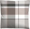 Traumhaft schlafen - Castell - Markenbettwäsche Feinbiber Bettwäsche 0306725 KARO GROß, taupe, 1x 155x220 cm + 1x 80x80 cm Bild 3