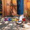 Relaxdays Kokos Fußmatte "Hello" Regenbogen Bild 4
