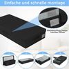 LuxusKollektion Küchenorganizer-Set Unterbett Aufbewahrungsbox Faltbar 2 Stück 15cm Deckel Schwarz Bild 2