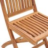 vidaXL Gartenstühle 2 Stk. mit Beige Kissen Teak Massivholz 3062436 Bild 5