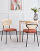 Esszimmerstuhl 2er Set MAYETTA Rattan Orange Bild 3