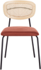 Esszimmerstuhl 2er Set MAYETTA Rattan Orange Bild 4