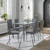 Esstisch Set Grand Grau 120 x 75 cm 6er Set Vicco Bild 4
