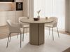 Selsey 'Hexa' Esstisch rund, beige cappuccino, ca. 75 x 110 x 110 cm Bild 2