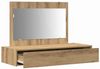 vidaXL Schminktisch mit Speicher Braun 100 x 40 x 70 cm Holzwerkstoff 865216 Bild 5