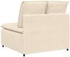 vidaXL Modulares Sofa Mittelmodul mit Kissen Creme 100 cm 4104439 Bild 5