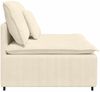 vidaXL Modulares Sofa Mittelmodul mit Kissen Creme 100 cm 4104439 Bild 4