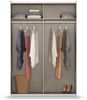 rauch Kleiderschrank, Schwebetürenschrank SUBITO, 2-türig, 2 Spiegeltüren, Alpinweiß, 136 x 197 x 61 cm Bild 5
