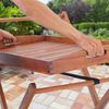 CASARIA® Servierwagen Beistelltisch Garten mit Rollen Holz Bild 4