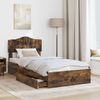 vidaXL Aufbewahrungsbett Geräucherte Eiche 90 x 200 cm Holzwerkstoff 3413135 Bild 3