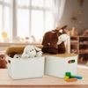 Relaxdays Aufbewahrungsbox mit Bambusdeckel im Set Bild 2