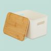 Relaxdays Aufbewahrungsbox mit Bambusdeckel im Set Bild 5