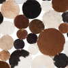 Teppich Kuhfell braun ⌀ 140 cm Patchwork SORGUN Bild 5