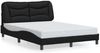 vidaXL Bettgestell ohne Matratze "Hvar" Schwarz 140x200 cm Kunstleder 3208002 Bild 2