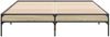 vidaXL Bettgestell Sonoma-Eiche 160x200 cm Holzwerkstoff und Metall 845007 Bild 4