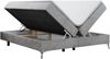 Boxspringbett - Doppelbett mit Multipocket-Matratze - LESS -120x200 - Hellgrau Velours - H3 Bild 4