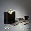 LED Tischleuchte, Chrom, Spot beweglich, grün, GU10, H 43 cm Bild 3