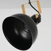 ZMH Hängelampe Wohnzimmer Pendelleuchte Esstisch: 1 Flammig Hängeleuchte Schwarz Vintage Esszimmerlampe Industrial E27 Lampenfassung MAX. 40W Eisen Esstischlampe für Schlafzimmer Küche Bar Flur Bild 3