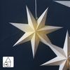 Best Season Papierstern "Sensy Star 55", Vierfarb-Karton, crème Bild 2