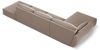Micadoni Ecksofa Kaelle 5-Sitzer Links Samt Cappuccino Bild 3