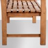 Gartenbank Teakbank PAKEL - Holz Teak 150x72x92 cm | Holzbank 150 Cm Mit Klapptisch Gartenbank Sitzbank Mit Lehne Wetterfest Bank Garten Terrasse Bild 5