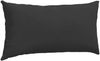 vidaXL Sofakissen 2 Stück Schwarz 80 x 40 cm Stoff 42013728 Bild 5