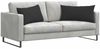vidaXL Sofakissen 2 Stück Schwarz 80 x 40 cm Stoff 42013728 Bild 3
