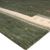 Gabbeh Teppich - Loribaft Softy - Aurora Flair 200 x 200 cm - grün - quadratisch Bild 3