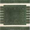 Gabbeh Teppich - Loribaft Softy - Aurora Flair 200 x 200 cm - grün - quadratisch Bild 2