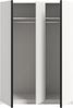 Home affaire Kleiderschrank BENDINGO, TOPSELLER!, Schlafzimmerschrank, Schrank, Garderobenschrank (OTTO BESTSELLER, Garderobe & Schlafzimmer) Breite 130cm, weiß, 3-türig, inkl. 2 Kleiderstangen und 2 Ablageböden Bild 3