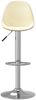 vidaXL Barhocker 2 Stk. Creme Stoff [333383] Bild 3